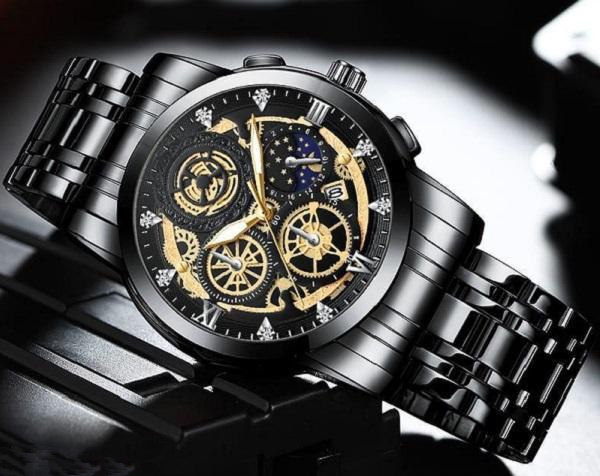 • Material: Stainless Steel • Product Feature: Movement: Quartz, Water