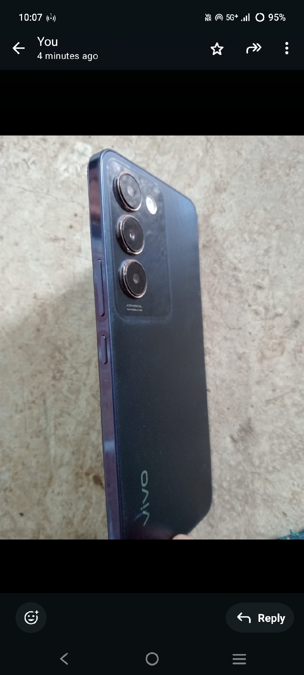 Vivo y200e 8+8+128 5g good condition koi problem nhi bil
