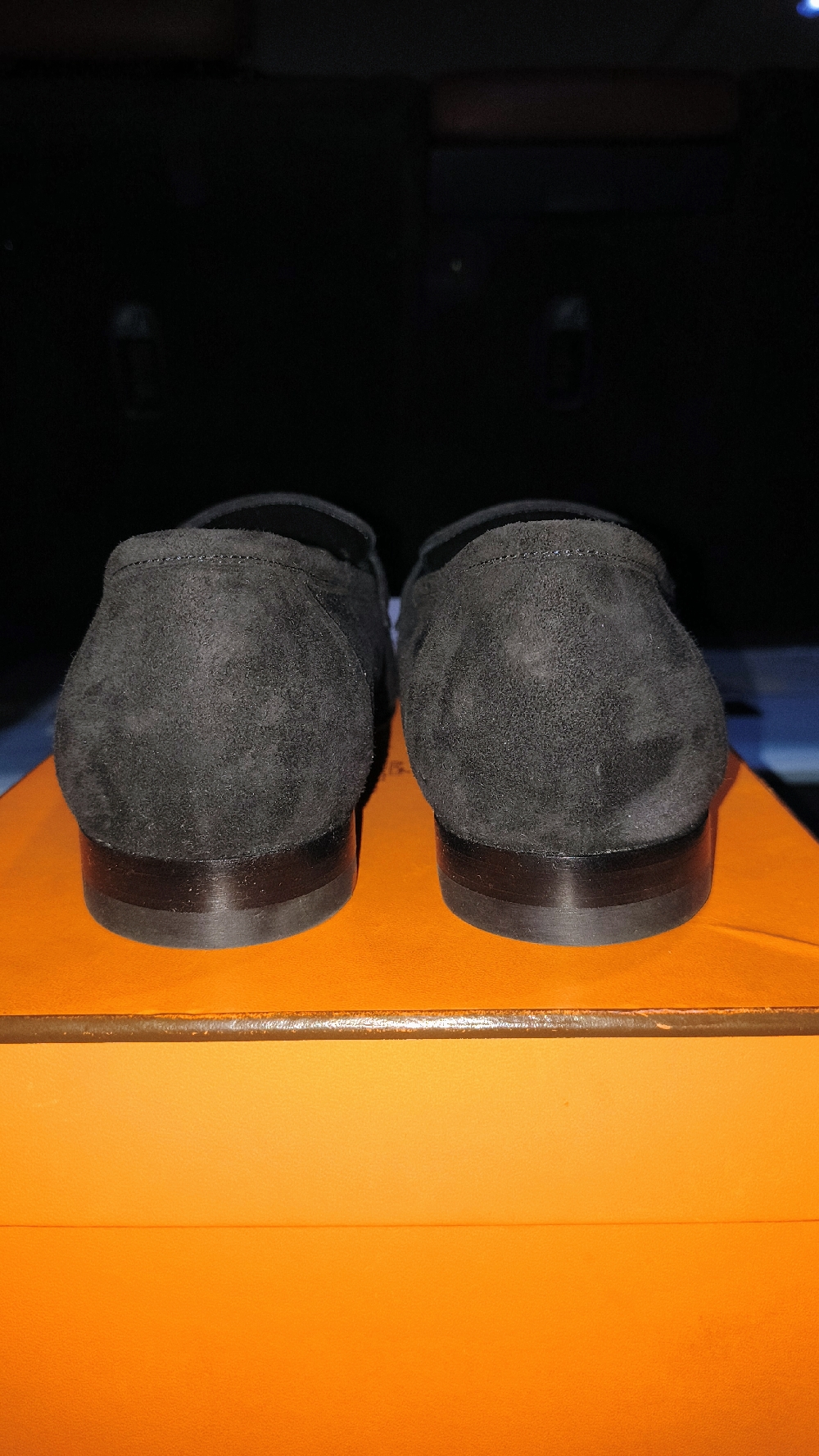 Women's size 38 Hermes Paris Loafers New still in box