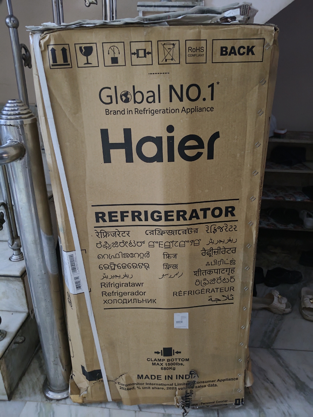 Fridge is very good and 190 liters