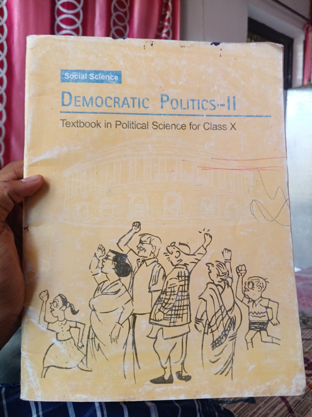 This is my 10 class book which is political science