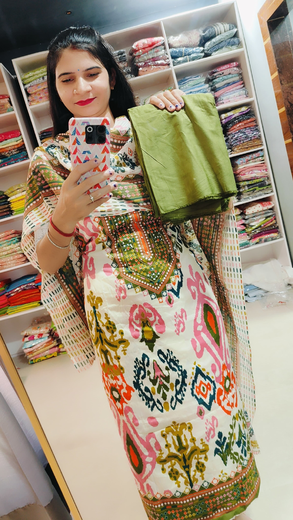 Cotton to Cotton 🎉 Top Fabric... Jaam Satin Bottom... Reyon