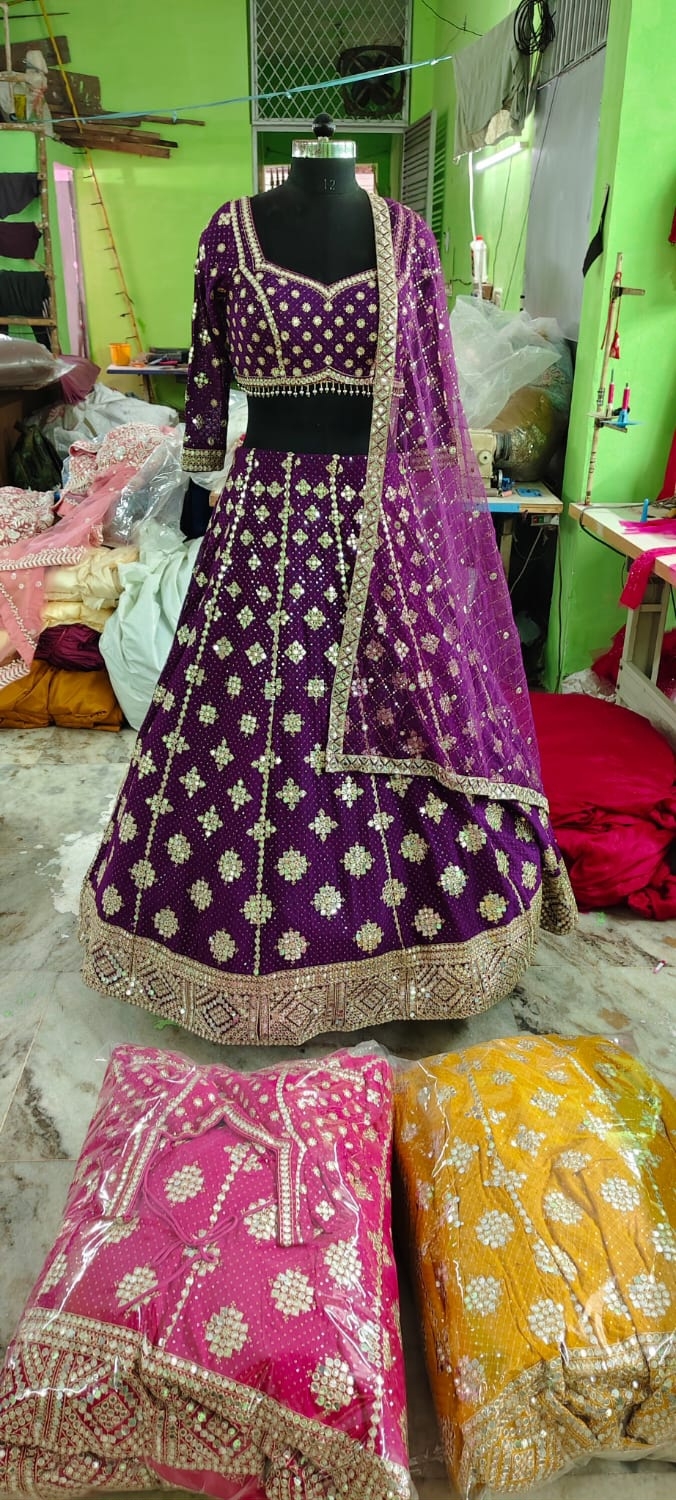 Lehenga gaun sharare