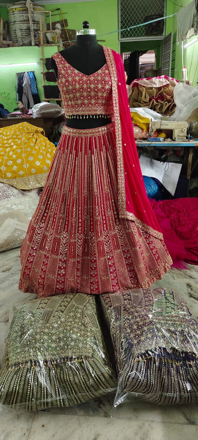 Lehenga gaun sharare