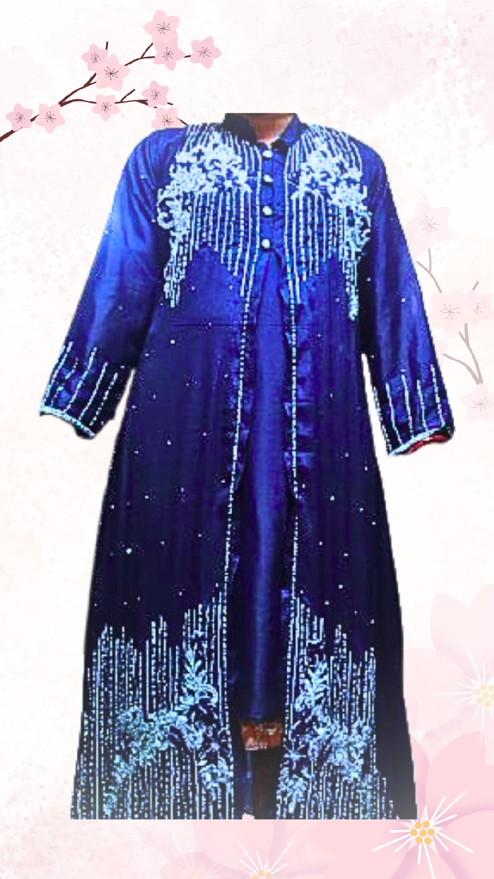 Coat set for specially wedding wear.