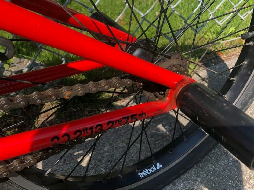 Very nice fast bike Made by Fly bikes Brakes removed