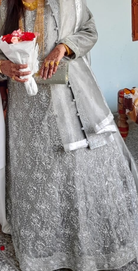 Elegant #MaxiDress with detailed embroidery – perfect for #WeddingOutfit, #FormalWear,