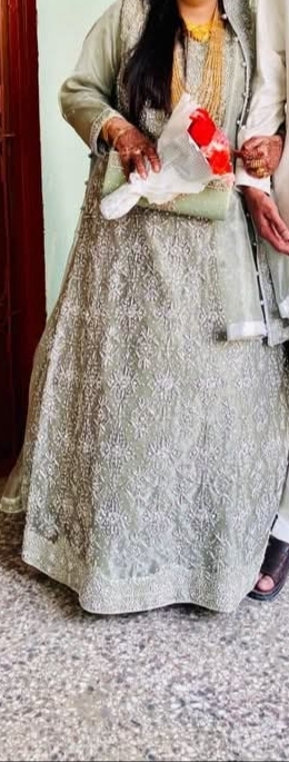 Elegant #MaxiDress with detailed embroidery – perfect for #WeddingOutfit, #FormalWear,