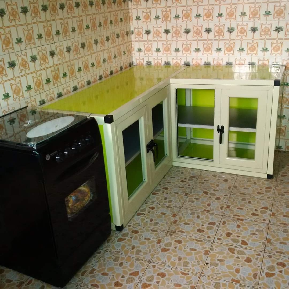 Aluminum kitchen cabinets strong and lasting