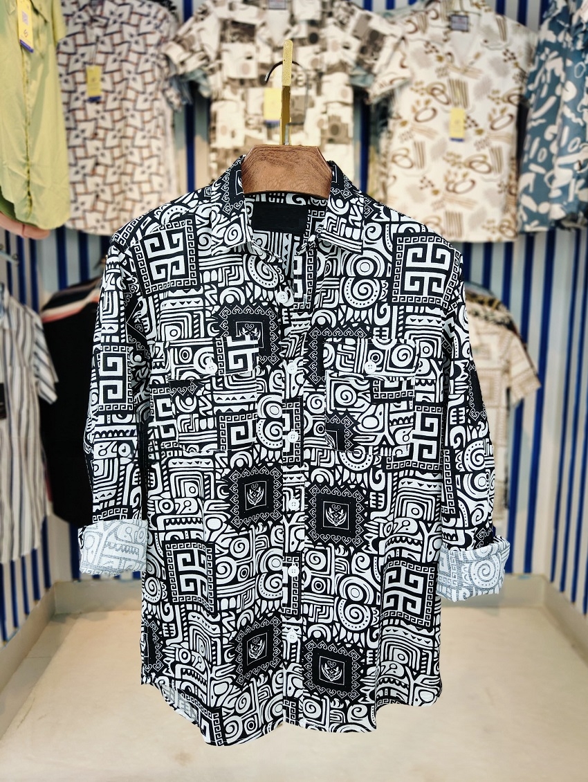 পণ্যের বিবরণ Premium Double Pocket Shirt -Fabrics : AC Cotton