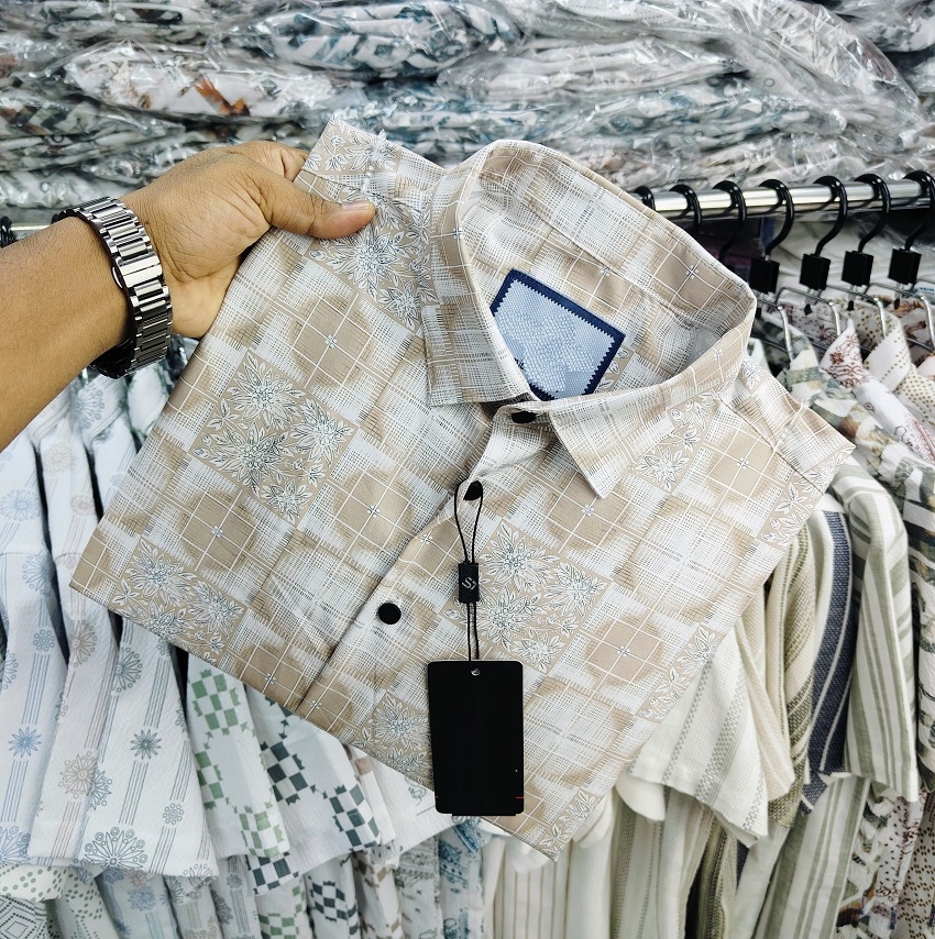পণ্যের বিবরণ China Magnet Stretched Full Sleeve Shirt ধৌত করার