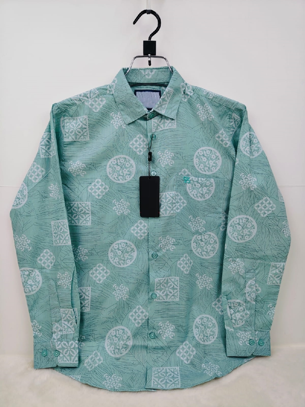 পণ্যের বিবরণ Pure Cotton full Sleeve Check & Print Shirt