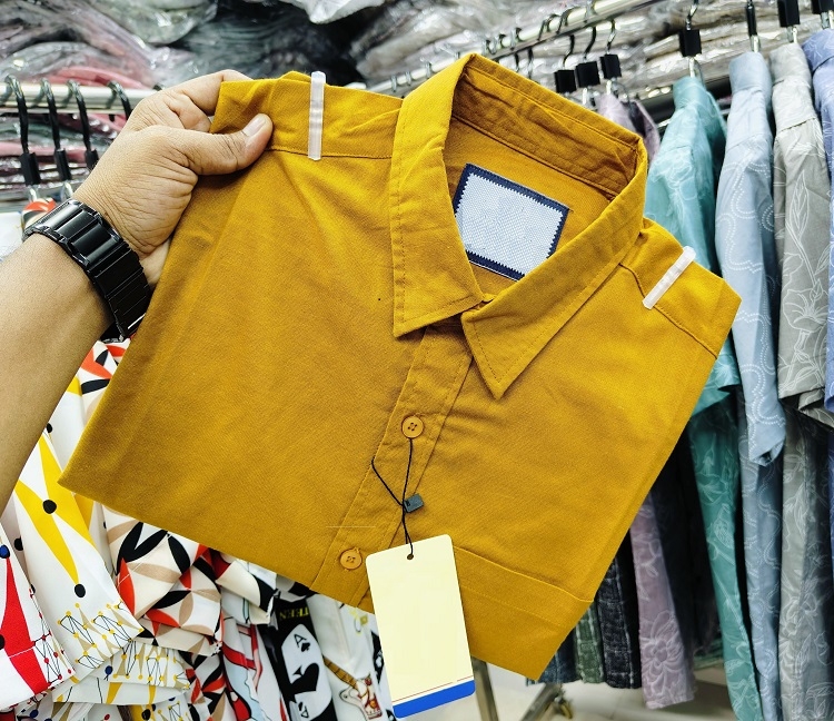 পণ্যের বিবরণ Premium Solid Shirt (Full Sleeve) Fabrics- Oxford Cotton