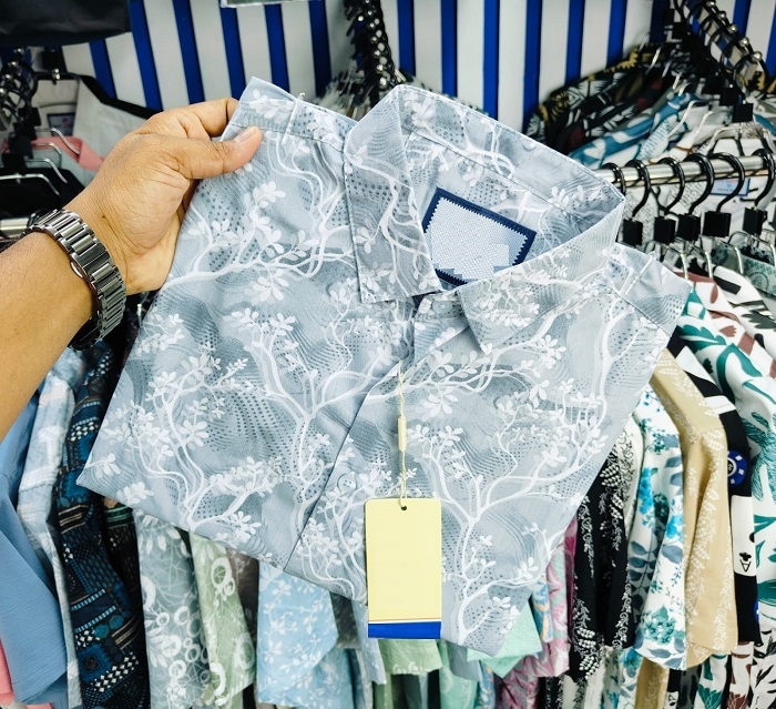 পণ্যের বিবরণ Pure Cotton full Sleeve Print Shirt for Men's