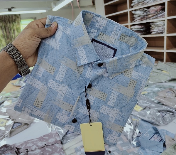 পণ্যের বিবরণ Pure Cotton full Sleeve Print Shirt for Men's