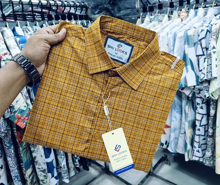 পণ্যের বিবরণ Pure Cotton full Sleeve Check Shirt Fabrics :