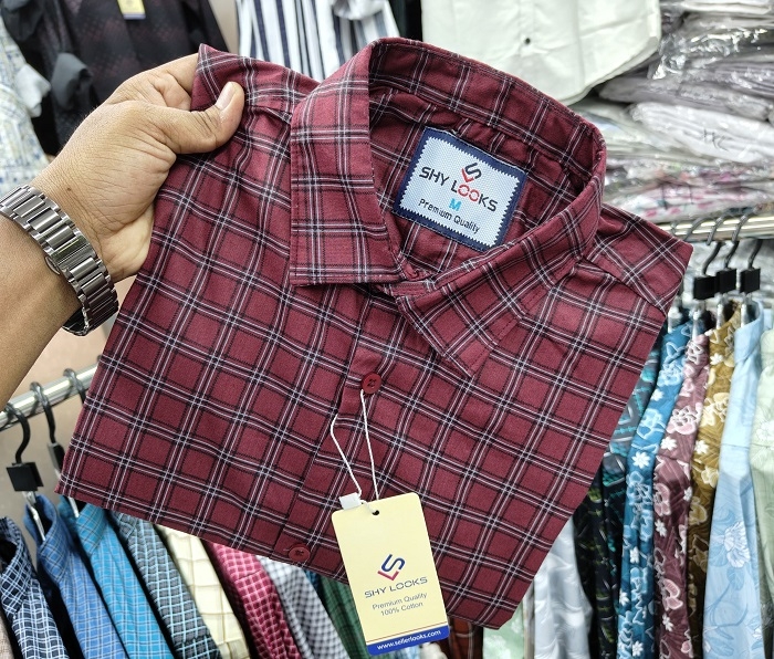 পণ্যের বিবরণ Pure Cotton full Sleeve Check Shirt Fabrics :