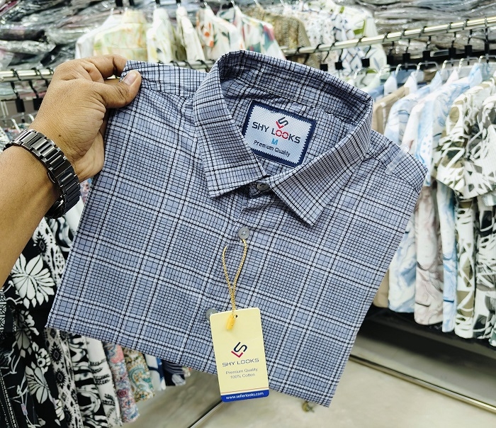 পণ্যের বিবরণ Pure Cotton full Sleeve Check Shirt Fabrics :