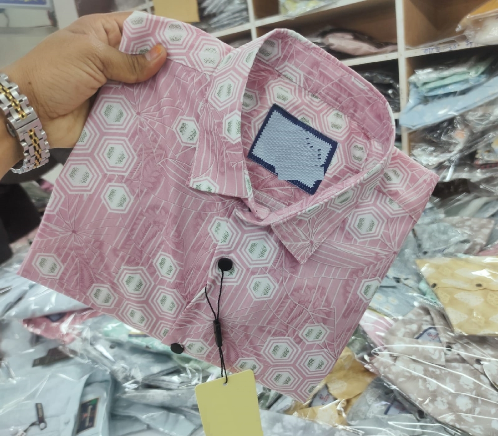 পণ্যের বিবরণ Pure Cotton full Sleeve Print Shirt Fabrics: Pure