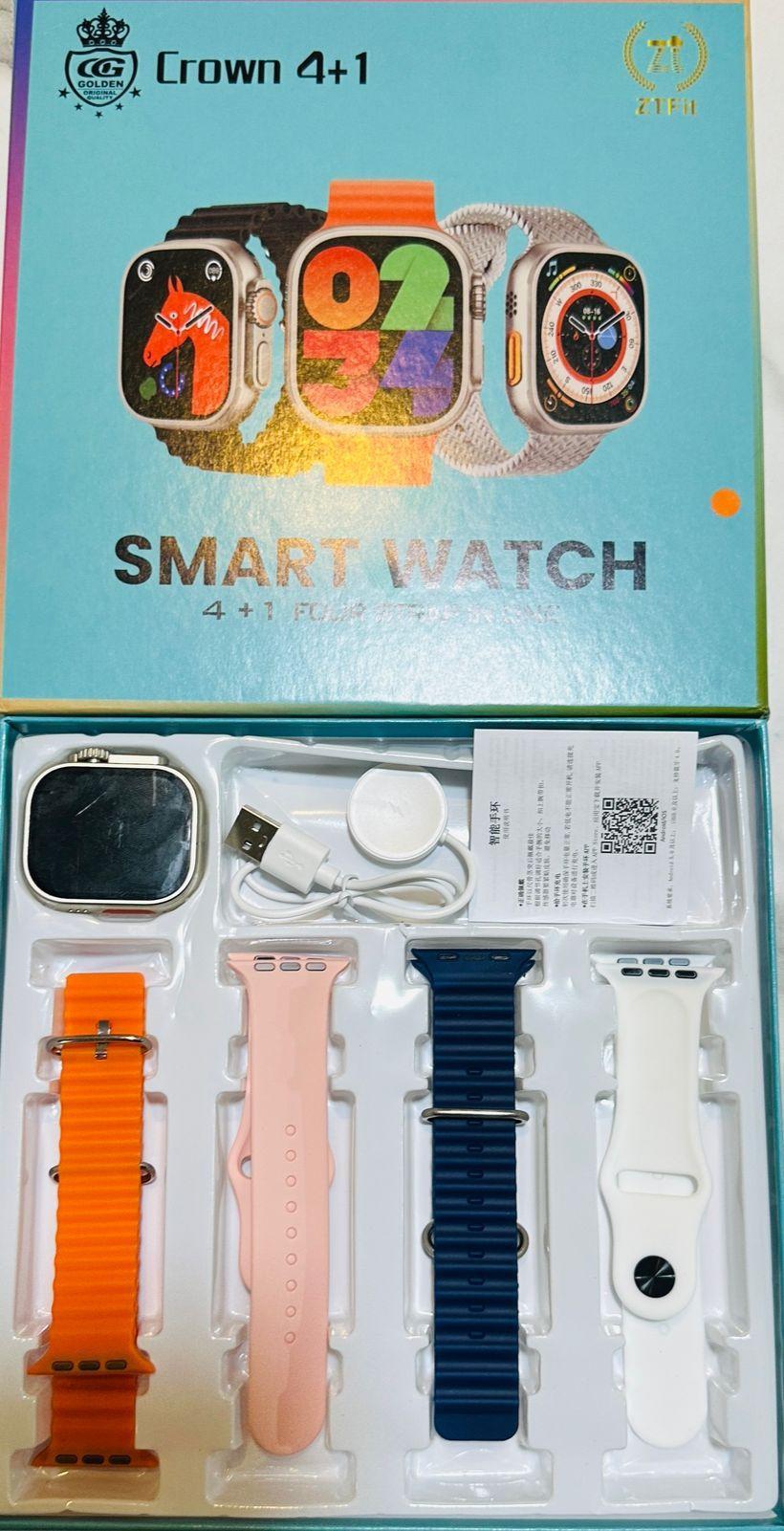 Smart watch Smartwatch Highlights: Material: Aluminium | Color: Multicolor Bluetooth