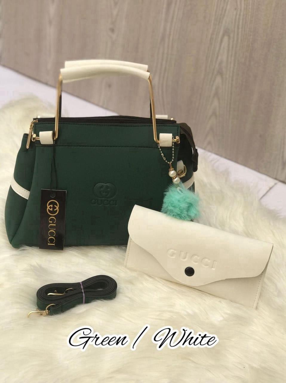 Stylish Girl's Rexine Hand Bag Set-2 pcs in vibrant colours