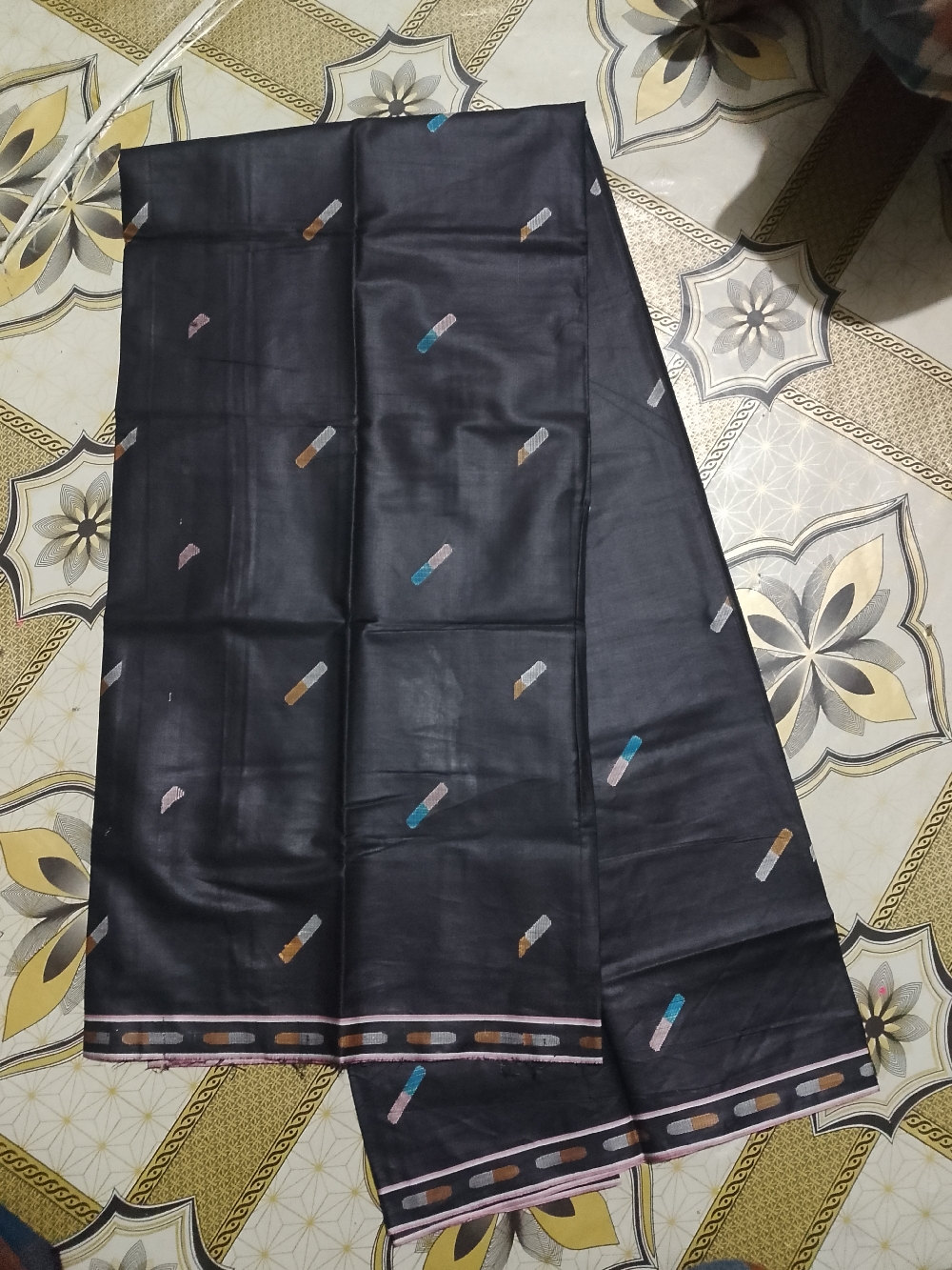 100% সুতি কাপড়ের লুঙ্গি, 130 এর শানা সাড়ে 5 হাত