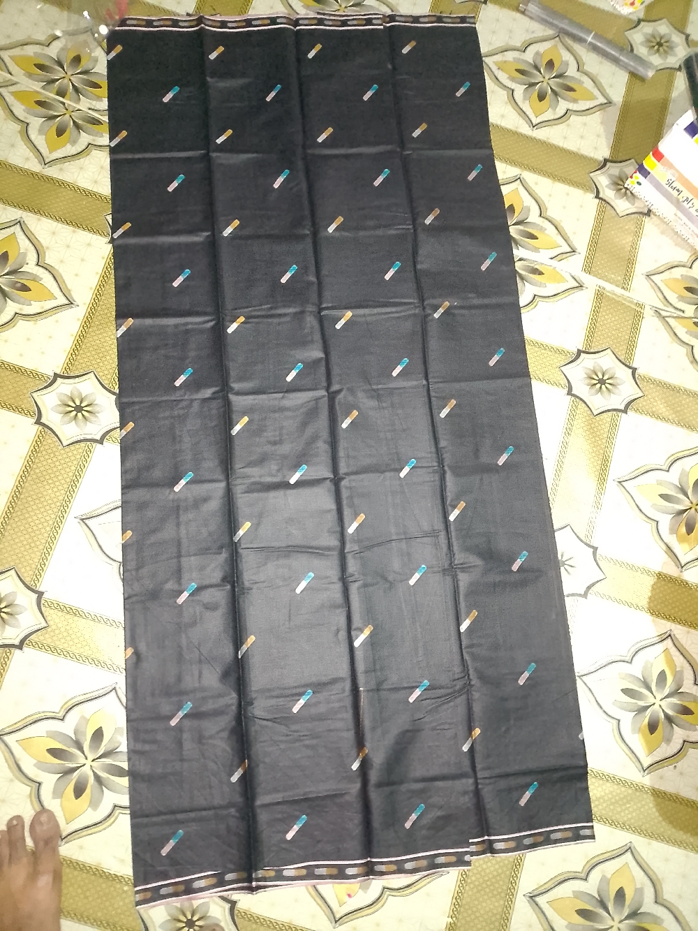 100% সুতি কাপড়ের লুঙ্গি, 130 এর শানা সাড়ে 5 হাত