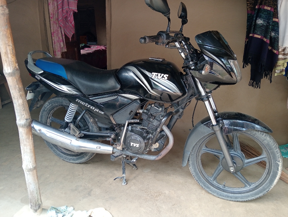 TVs metro plus 110cc গাড়ি বিক্রি করা হবে। গাড়ির কোনো