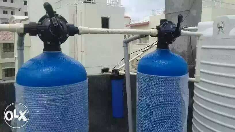 Water Softener Filter for borewell water with complete fitting