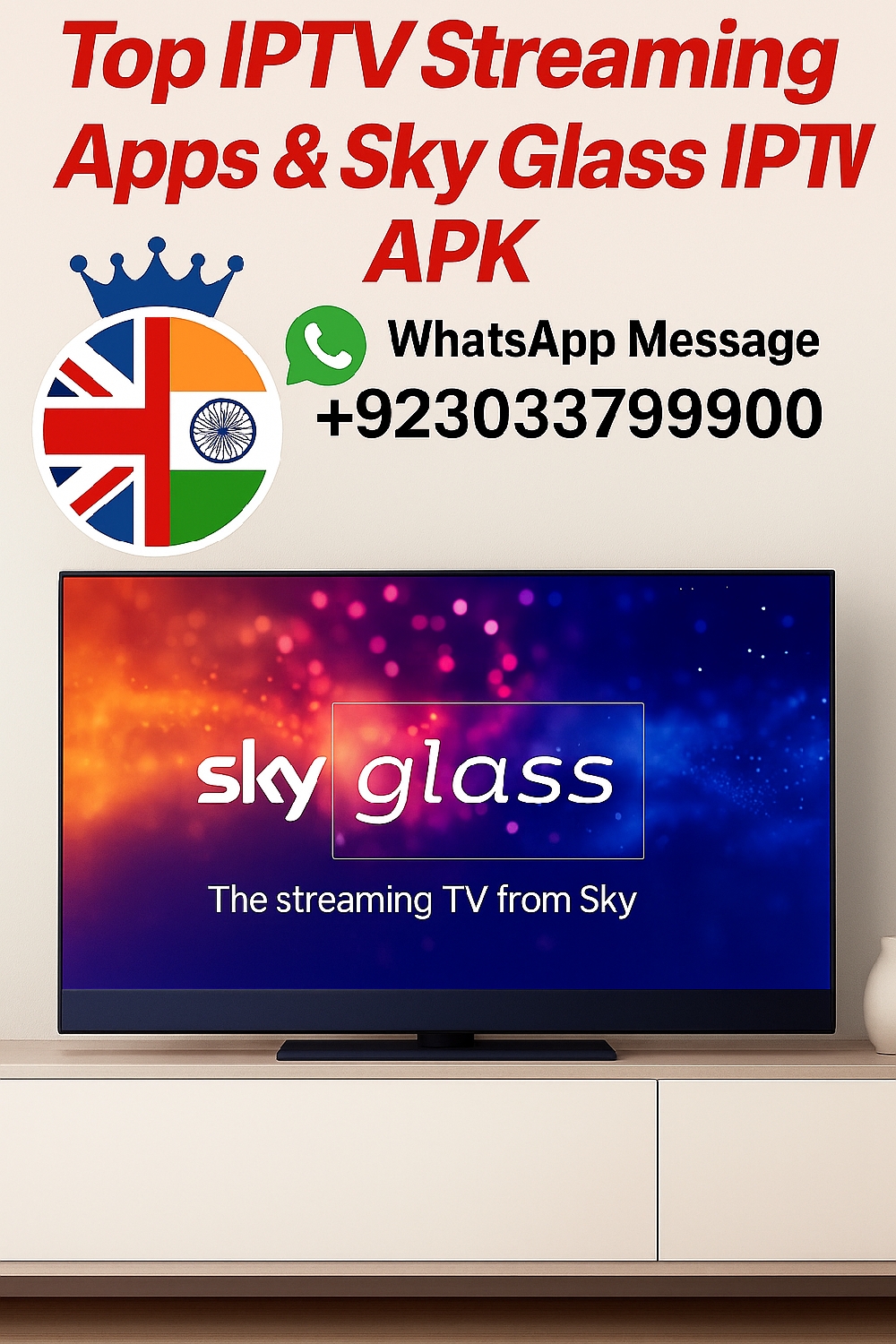 SKY GLASS IPTV 4K IPTV SUBSCRIPTION FireStick Smart TV SKY