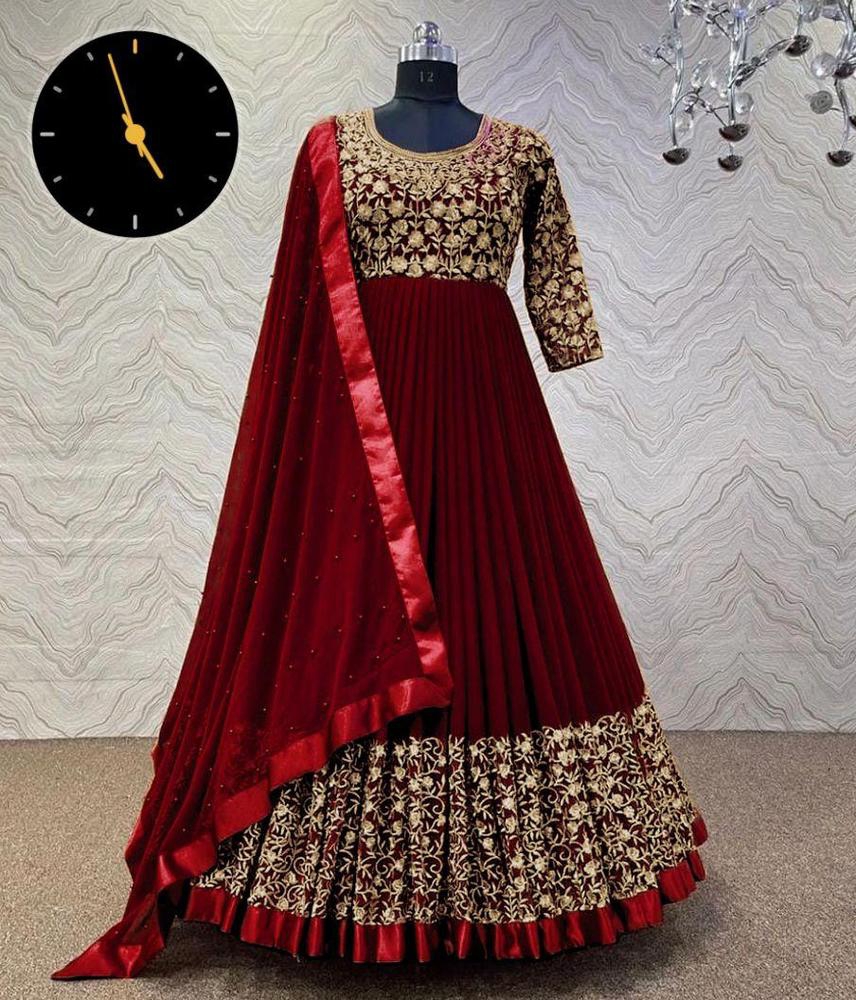 • Gender: Women's • Fabric: Shamoz Silk • Pattern: Embroidered