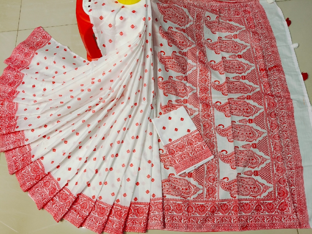 Premium Resom Silk Sharee (With Blouse Piece) উৎসব মানেই একসাথে