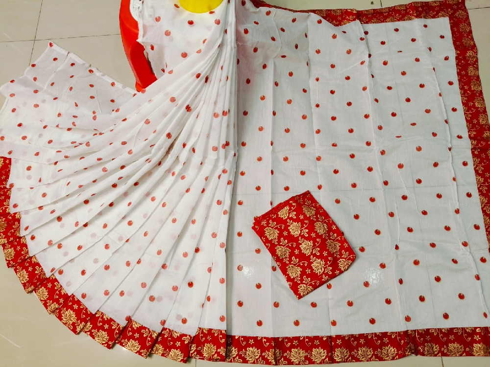 Premium Resom Silk Sharee (With Blouse Piece) উৎসব মানেই একসাথে