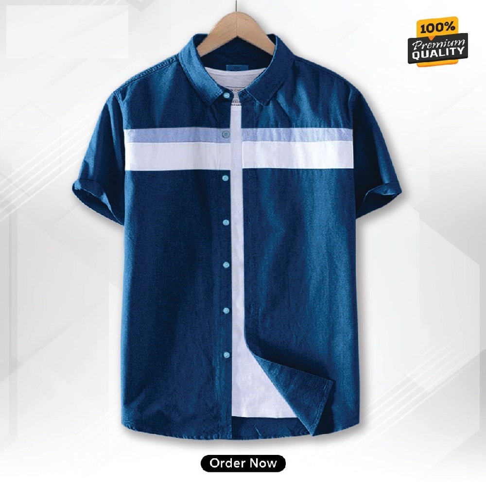 Half Sleeve Shirt Quality: প্রিমিয়াম কোয়ালিটি । Fabric: অক্সফোর্ড কটন
