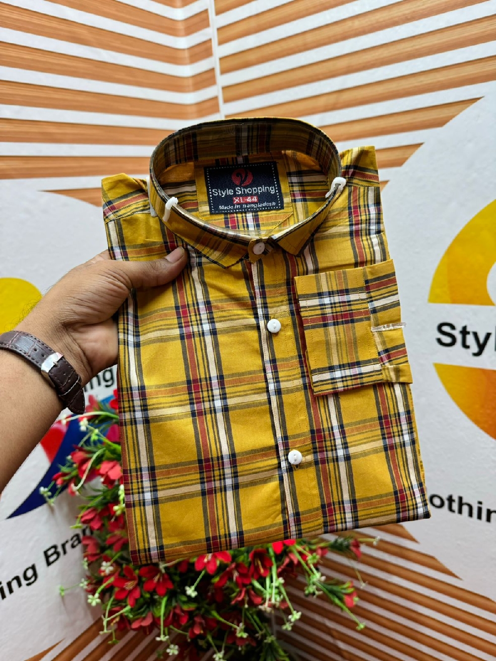 পণ্যের বিবরণ Check Shirt for men স্টাইলিশ এবং চেক শার্ট
