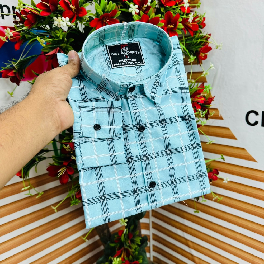 পণ্যের বিবরণ Check Shirt for men স্টাইলিশ এবং চেক শার্ট