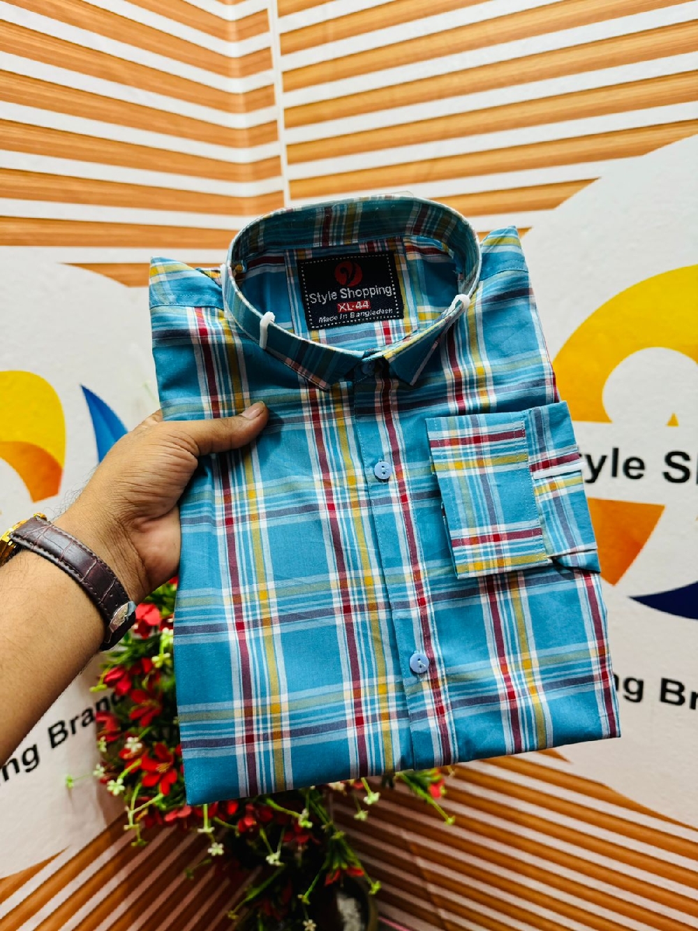 পণ্যের বিবরণ Check Shirt for men স্টাইলিশ এবং চেক শার্ট