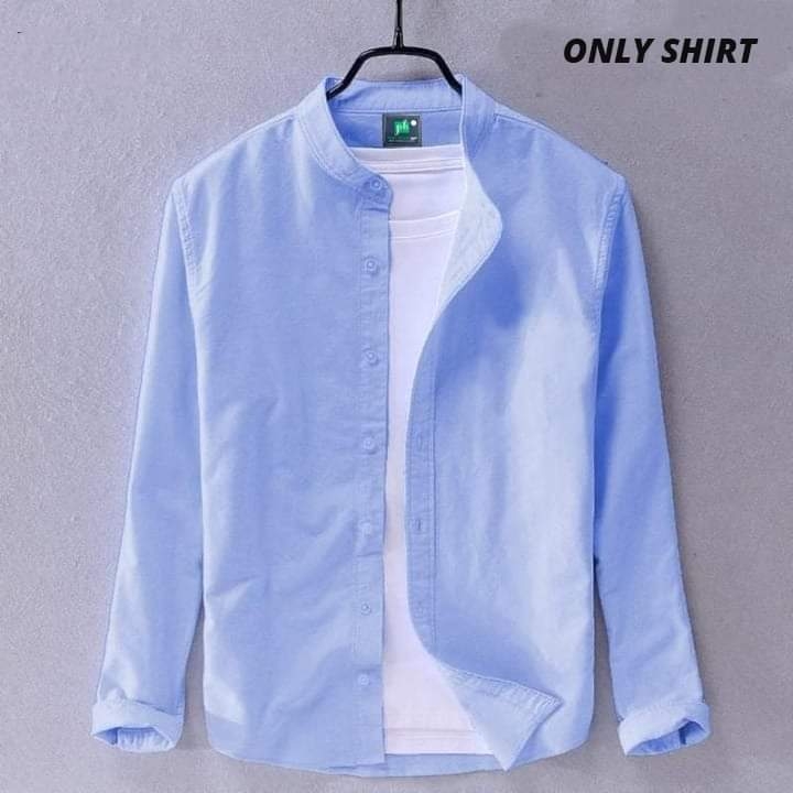 পণ্যের বিবরণ Solid Color Cotton Shirt (Only Shirt) Fabrics: Oxford