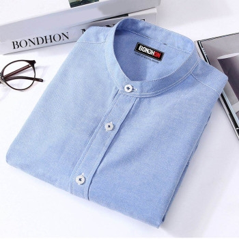 পণ্যের বিবরণ Men's Solid Colour Cotton Full sleeve Shirt Size: