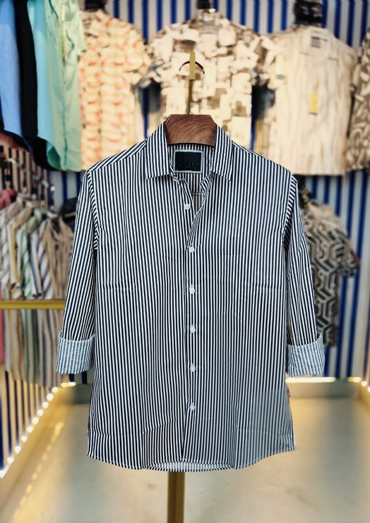 পণ্যের বিবরণ OLD MONEY Full Sleeve Shirt Fabrics : Pure