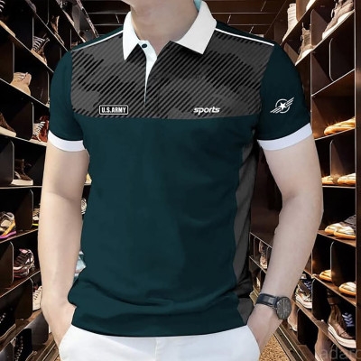 Stylish Half Sleeve Polo Shirt Summer Collection Fabrics: Jersy and