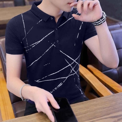 Stylish Half Sleeve Polo Shirt Summer Collection Fabrics: Jersy and