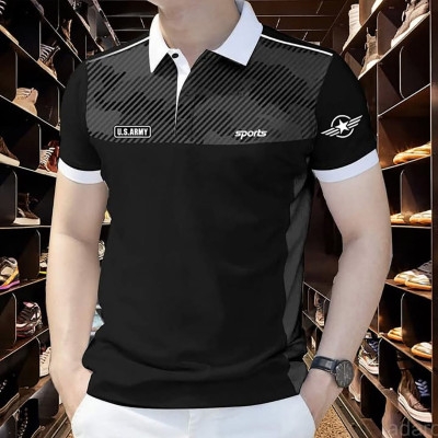 Stylish Half Sleeve Polo Shirt Summer Collection Fabrics: Jersy and