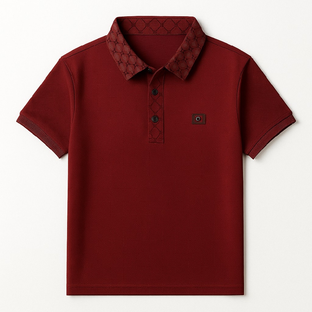 Stylish Half Sleeve Polo Shirt Summer Collection Fabrics: Jersy and