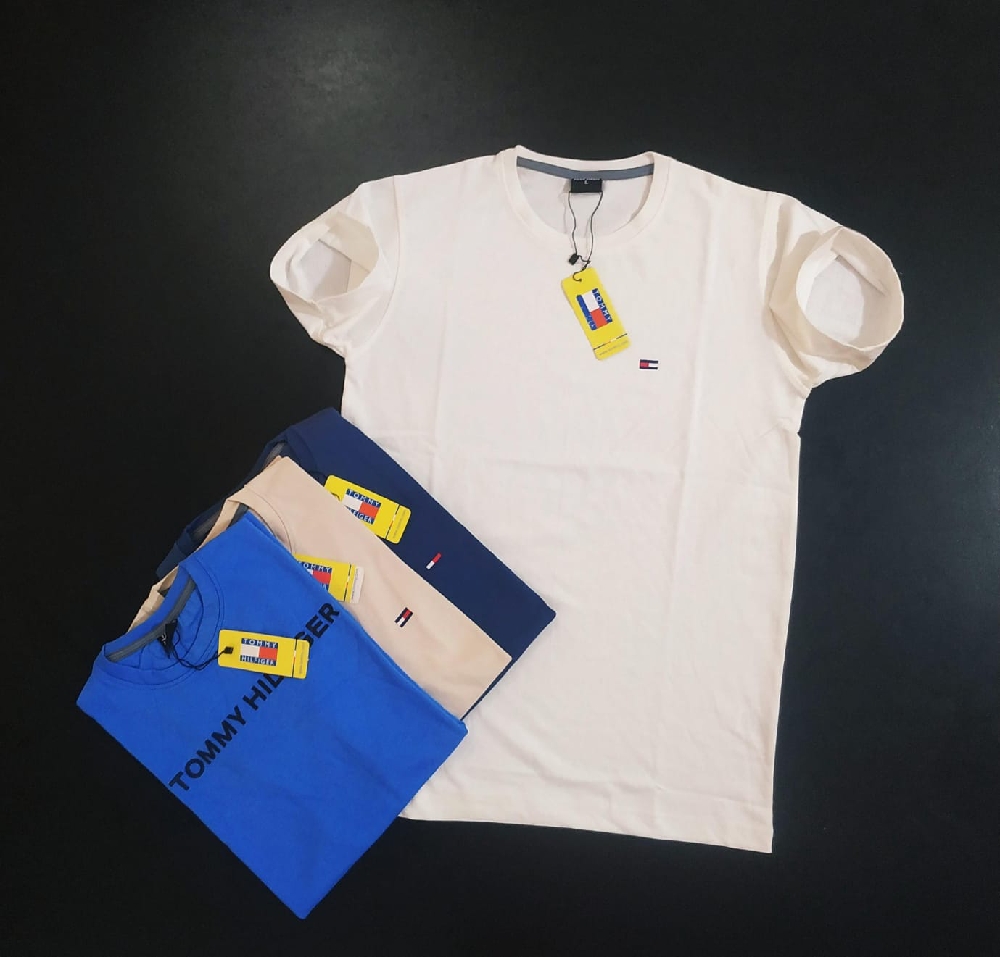 Exclusive men's t-shirt💥 Size:M/L/XL Colour:3/4 GSM:180+/- Fabric:Cotton MOQ:24pcs WhatsApp for