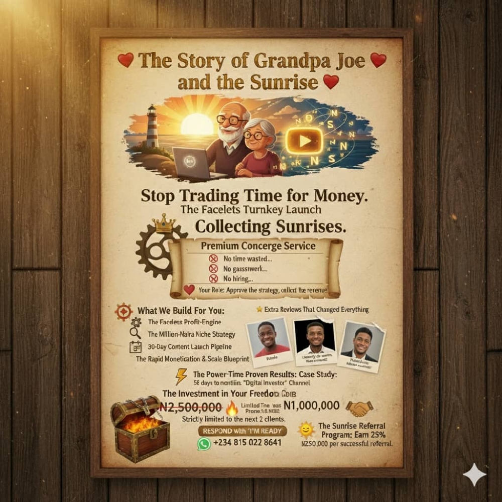 The Faceless Empire Builder installs a hyper-profitable, self-sustaining YouTube machine.