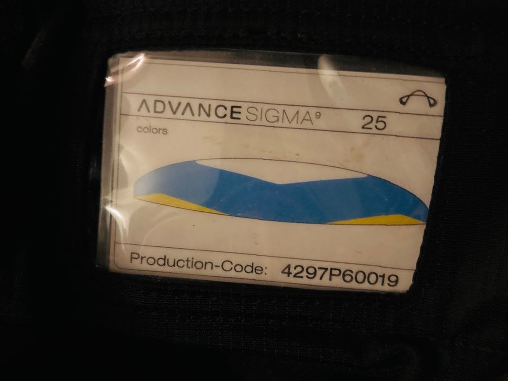 ADVANCE SIGMA 9 25 Gleitschirm 2014 gebraucht thumbnail