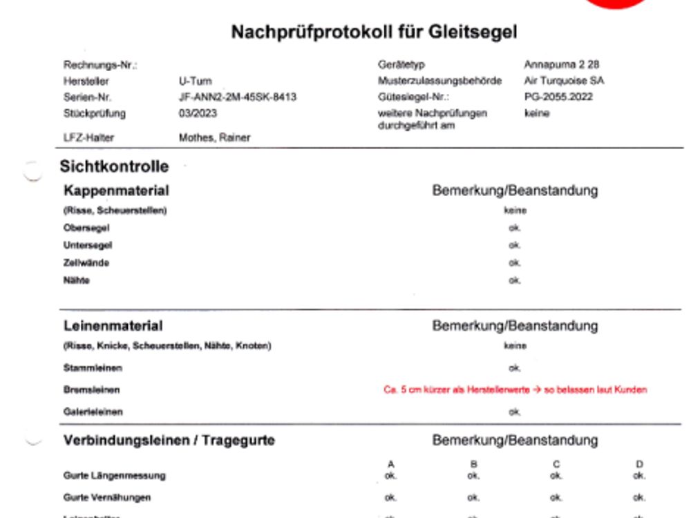 U-Turn Annapurna 2 26 Gleitschirm 2022 gebraucht thumbnail