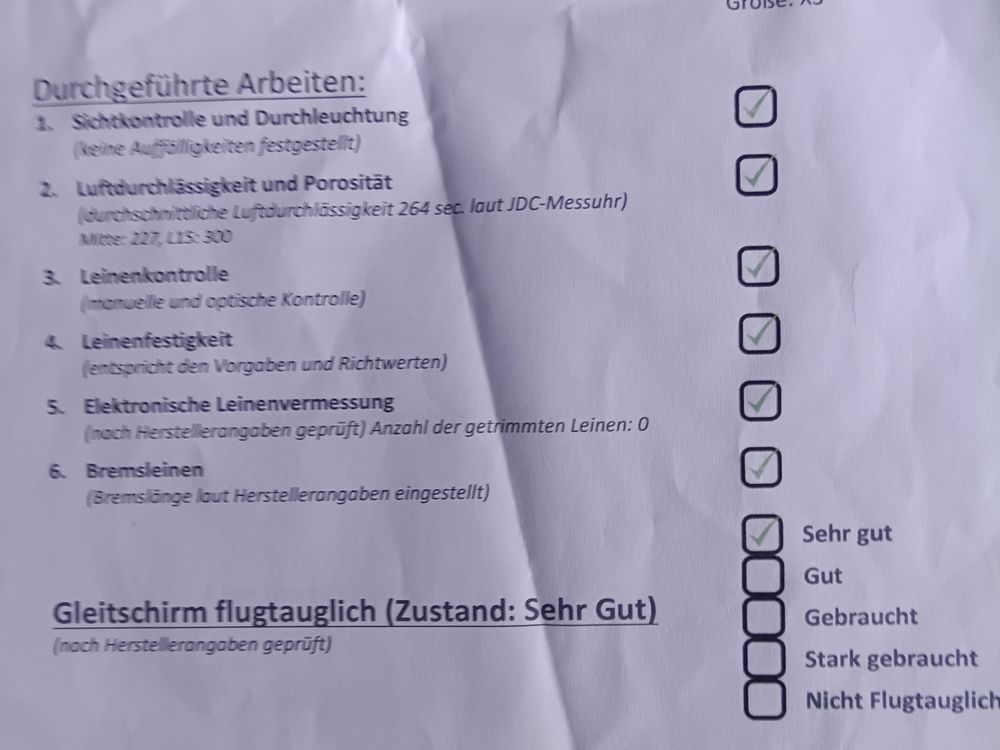Axis Venus CS XS Gleitschirm 2021 gebraucht thumbnail