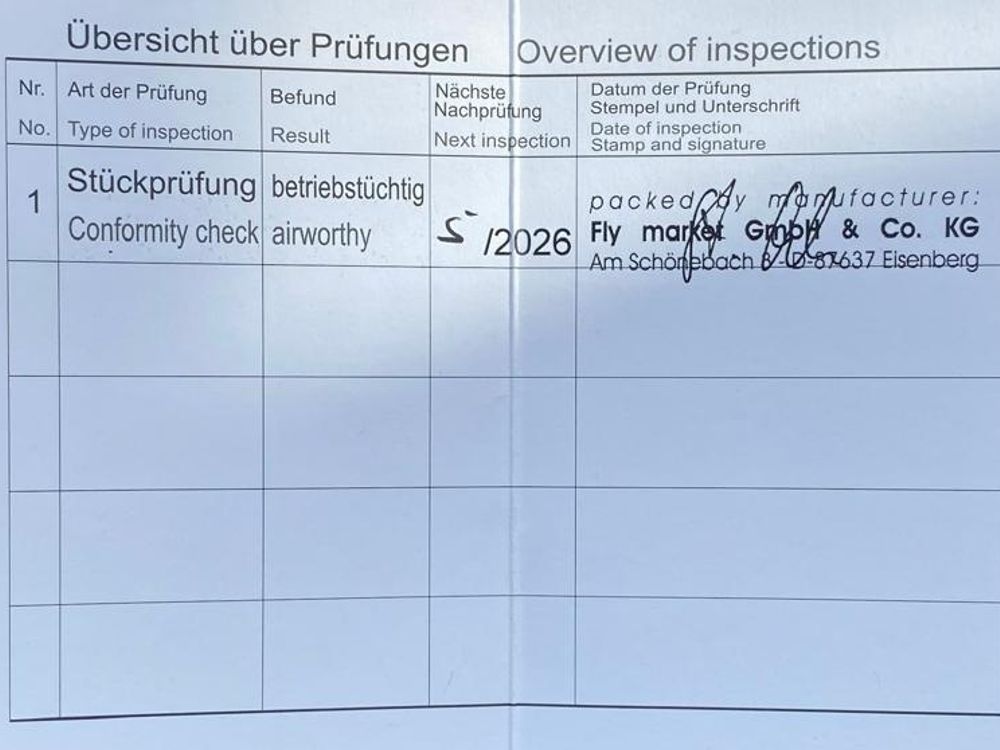 Independence NG  Rettungsschirm 2024 gebraucht thumbnail
